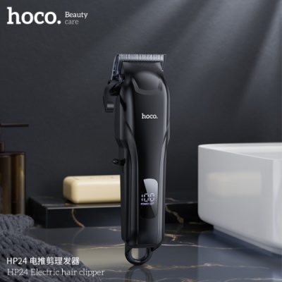 машинка для стрижки волосся hoco hp24 (чорний) 
