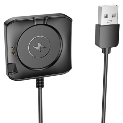 зарядний пристрій для смарт-годинника hoco y28 (чорний) 