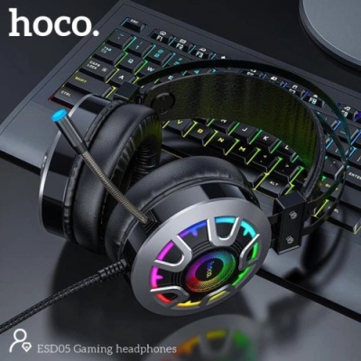 навушники для комп'ютера hoco esd05 (чорний) 