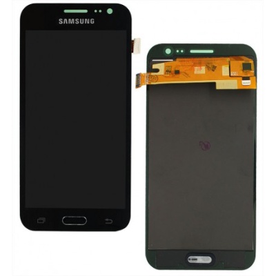 дисплей для samsung j200 galaxy j2 з чорним тачскріном (oled)