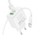 Мережевий Зарядний Пристрій Borofone BAS45A 1USB/18W/QC3.0 + 1Type-C/30W/PD + (Type-C - Type-C) (Білий) мережевий зарядний пристрій borofone bas45a 1usb/18w/qc3.0 + 1type-c/30w/pd + (type-c - type-c) (білий)