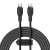 кабель baseus pudding series fast charging cable type-c - type-c 100w/2m (p10355702111-01) (black) 
