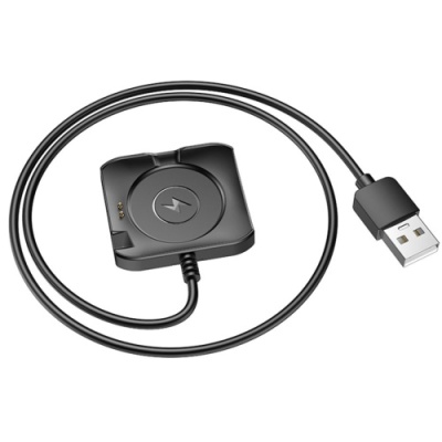 зарядний пристрій для смарт-годинника hoco y28 (чорний) 