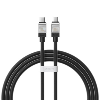 кабель baseus coolplay series (pd) type-c - type-c 100w/1m (cakw000201) (black) 