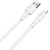 кабель borofone bx30 silicone usb - lightning 2.4a/1m (білий) 