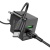мережевий зарядний пристрій borofone bas14a erudite 1usb/18w/qc3.0 + 1type-c/20w/pd + (type-c - type-c) (чорний) 
