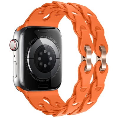 ремінець hoco wa26 для apple watch 1-11/ultra (42/44/45/49mm) (orange) 