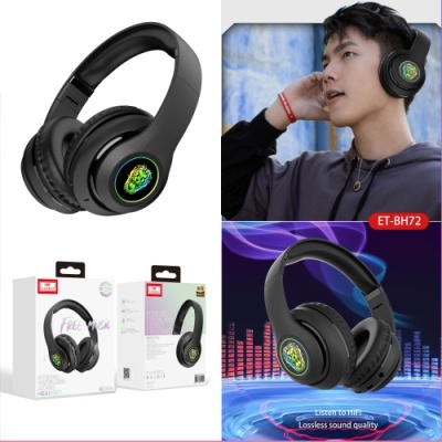бездротові навушники накладні earldom et-bh72 bt5.0 wireless headset (чорний) 