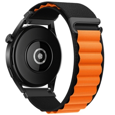 ремінець hoco wh05 для watch band (22mm) (black-orange) 