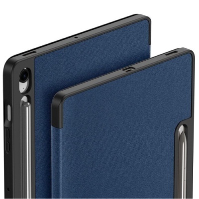 Купить чохол dux ducis domo для samsung tab s10 fe plus (x620/x626b) with s pen holder & auto sleep wake (blue) онлайн
