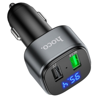 FM Модулятор Hoco E67 QC3.0 (Чорний)