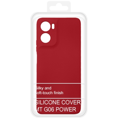 Купить чохол soft silicone case full для motorola g06 (червоний) онлайн