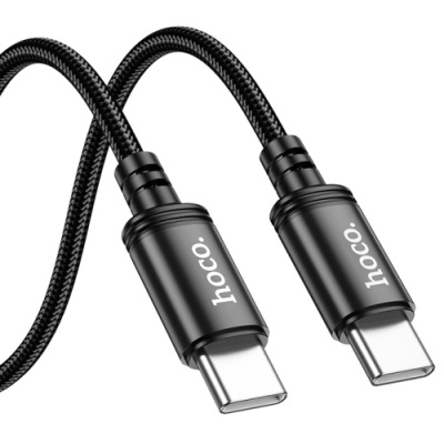 кабель hoco x89 wind (pd) type-c - type-c 60w 3a/1m (чорний) 