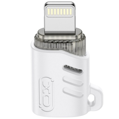 перехідник xo nb256a usb2.0 female - lightning male (білий) 