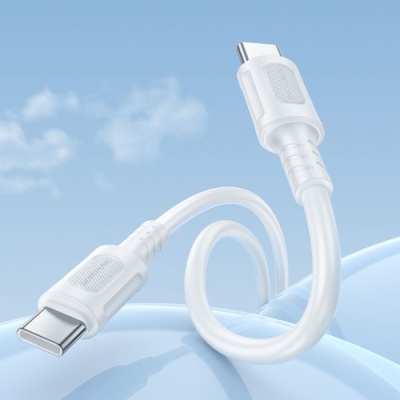 кабель borofone bx111 type-c - type-c 60w/1m (білий) 