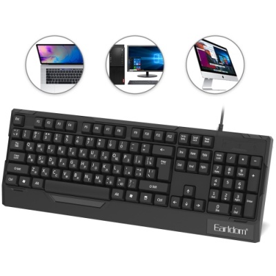 клавіатура провідна earldom et-kb5 (чорний) 