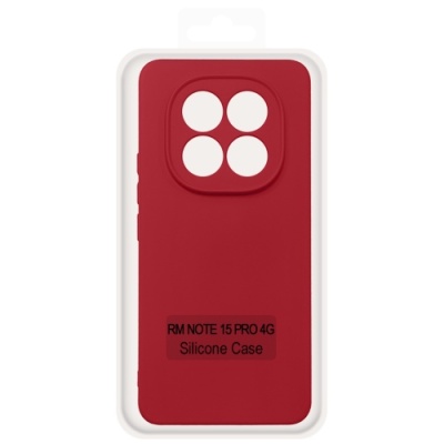 Купить чохол soft silicone case full для xiaomi redmi note 15 pro 4g (163.22/76.29/7.96) (red) онлайн