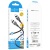 кабель hoco x109 silicone (pd) type-c - lightning 27w/1m (чорний) 