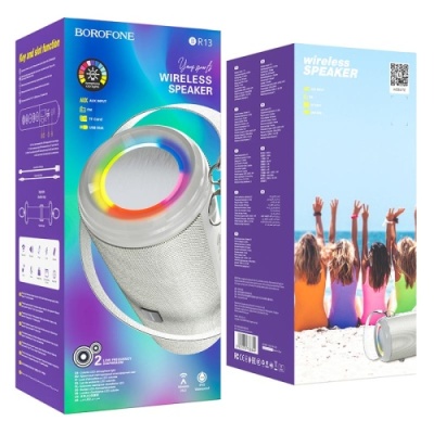 портативна колонка borofone br13 (сірий) 