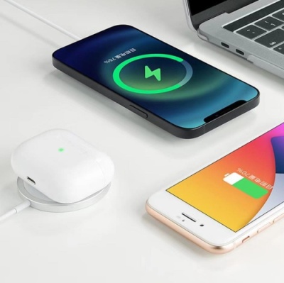 безпровідний зарядний пристрій earldom et-wc12 phone&tws charger pd/5w/7.5w/10w/15w 