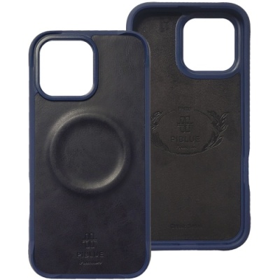 Купить чохол piblue magentic carbon magsafe (pl-128) для apple iphone 16 pro max (синій) онлайн