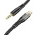 кабель aux hoco upa25 type-c - jack 3.5 plug (1m) (чорний) 