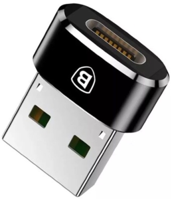 перехідник baseus type-c to usb (black) 