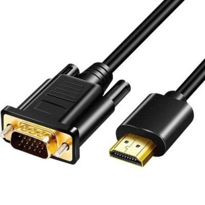 мультимедійний кабель hdmi to vga 1.8m black 