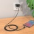 кабель hoco x52 sereno magnetic usb - microusb 2.4a/1m (чорний) 
