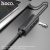usb hub hoco hb42 4-in-1 (type-c to usb3.0*3+rj45 1gbps) (l=0.2m) (чорний) 