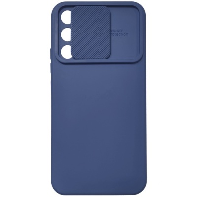 Купить силіконовий чохол soft tpu armor camshield для samsung a346 galaxy a34 5g - dark blue онлайн