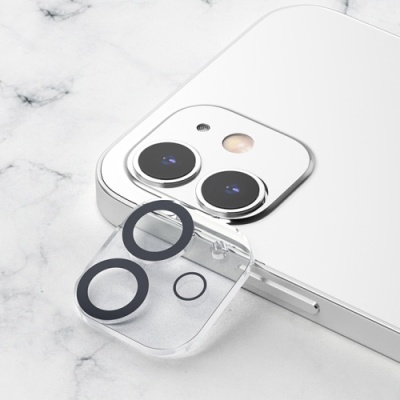 захисно скло на камеру hoco g13 3d для apple iphone 12 (чорний) 