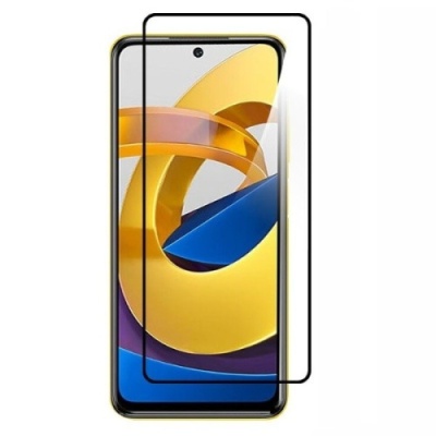захисне скло glass full glue для xiaomi poco m4 pro 5g (чорний) 