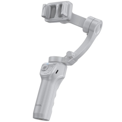 портативний стабілізатор hoco k24 support 3-axis smart gimble для смартфонів і екшн-камер (сірий) 