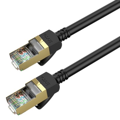 кабель мережевий (lan rj45) hoco us02 (5м) (чорний) 