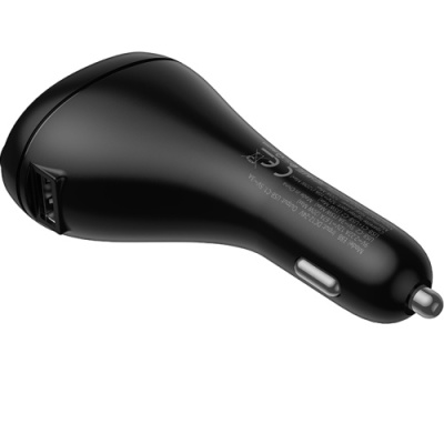FM Модулятор Hoco E88 (2Type-C/PD35W+QC3.0) + прикурювач (Чорний)