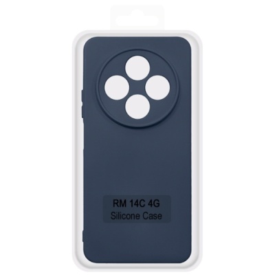 Купить чохол soft silicone case full для xiaomi redmi 14c/poco c75/redmi a4/17c (dark blue) онлайн