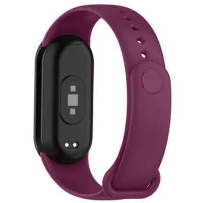 ремінець для xiaomi mi band 8/9/10 maroon 