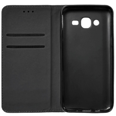 Купить чохол-книжка leather fold для samsung j500 galaxy j5 (чорний) онлайн
