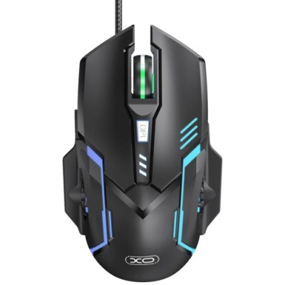 клавіатура дротова і миша xo kb-06 mixed color luminous mechanical (білий мікс) 