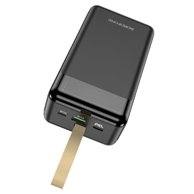 додаткова батарея power bank borofone bj19b incredible pd20w+qc3.0 30000mah (чорний) 