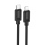 кабель hoco x122 silicone type-c - lightning 27w/1m (чорний) 