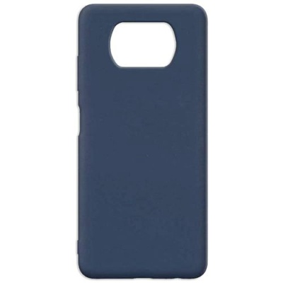 Купить силіконовий чохол soft silicone case для xiaomi poco x3/x3 pro - dark blue онлайн