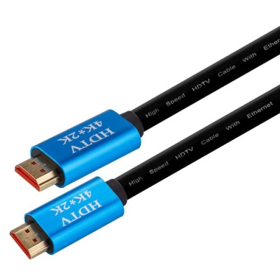 кабель hdmi - hdmi (v2.0) 5m 4k (чорний) тех.пак 