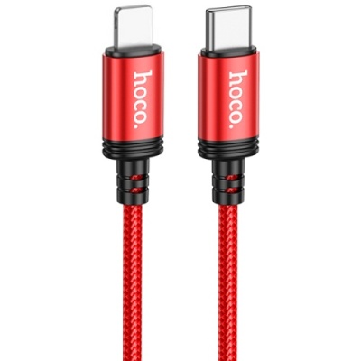 кабель hoco x89 wind (pd) type-c - lightning 20w 3a/1m (червоний) 
