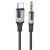 кабель aux borofone bl19 3.5mm(male) - type-c(male) 1m (чорний) 