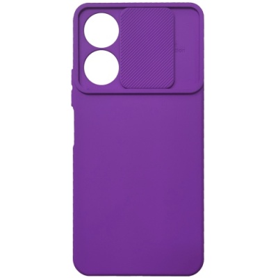 Купить силіконовий чохол soft tpu armor camshield для xiaomi redmi 13c/poco c65 - violet онлайн