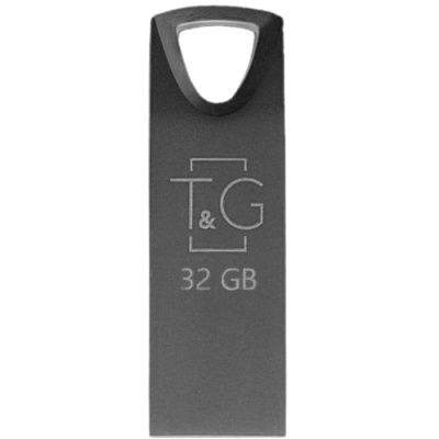 usb флеш-накопичувач tg 32gb metal 117 (чорний) 