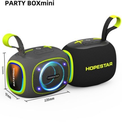 колонка hopestar partybox mini 10w (сірий) 