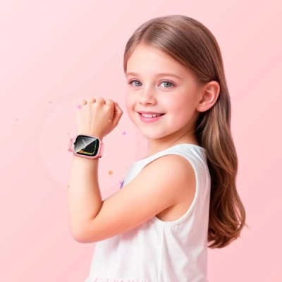 дитячий смарт-годинник hoco y106 4g (рожевий) 